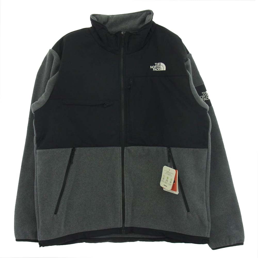 THE NORTH FACE ノースフェイス ダウンジャケット NA71951 DENALI JACKET デナリ ジャケット マイクロ フリース ジャケット ブラック系 グレー系 XXL【新古品】【未使用】【中古】