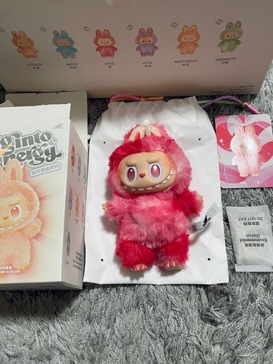 POP MART THE MONSTERS (LABUBU) Big into Energy Series Plush Pendant LOVE