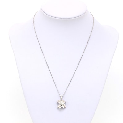 Tiffany & Co. ティファニー ネックレス SV925 41cm シグネチャークロス