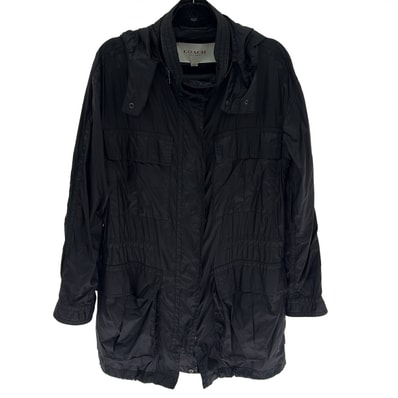 COACH コーチ ナイロンコート XSサイズ RN# 132154 ブラック