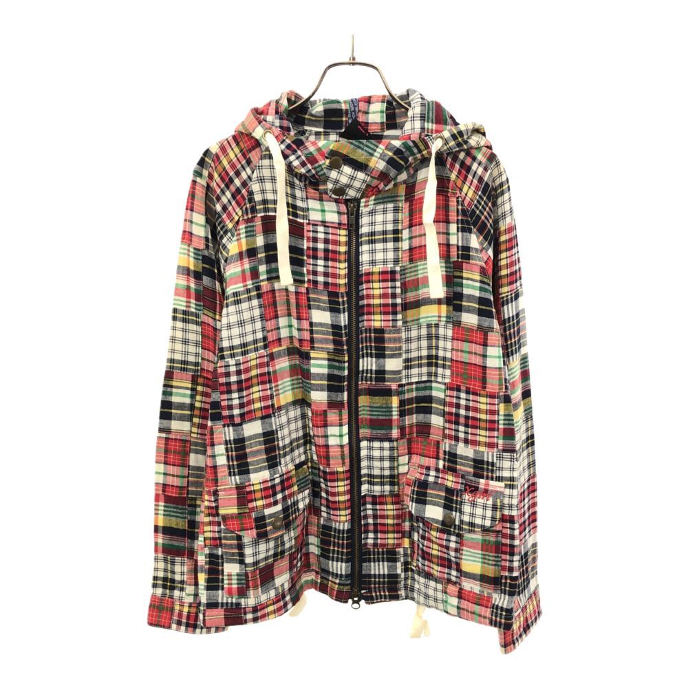 X-girl 長袖 パッチワーク パーカー