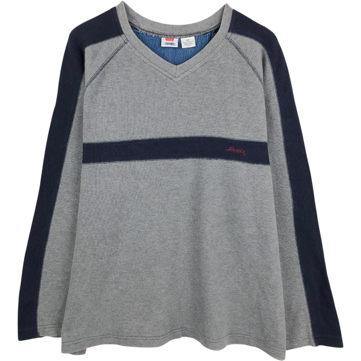 古着 リーバイス Levi's Vネック ロングTシャツ ロンT メンズL相当/eaa659277