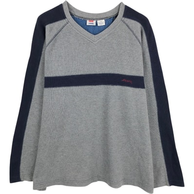 古着 リーバイス Levi's Vネック ロングTシャツ ロンT メンズL相当/eaa659277