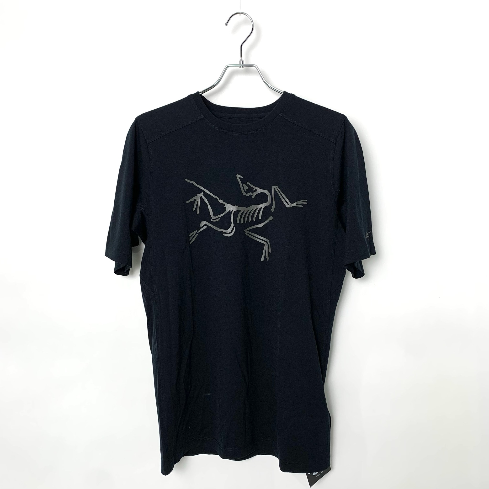ARC'TERYX Ionia Merino Wool Logo Short Sleeve Men's X000006796 "Black"