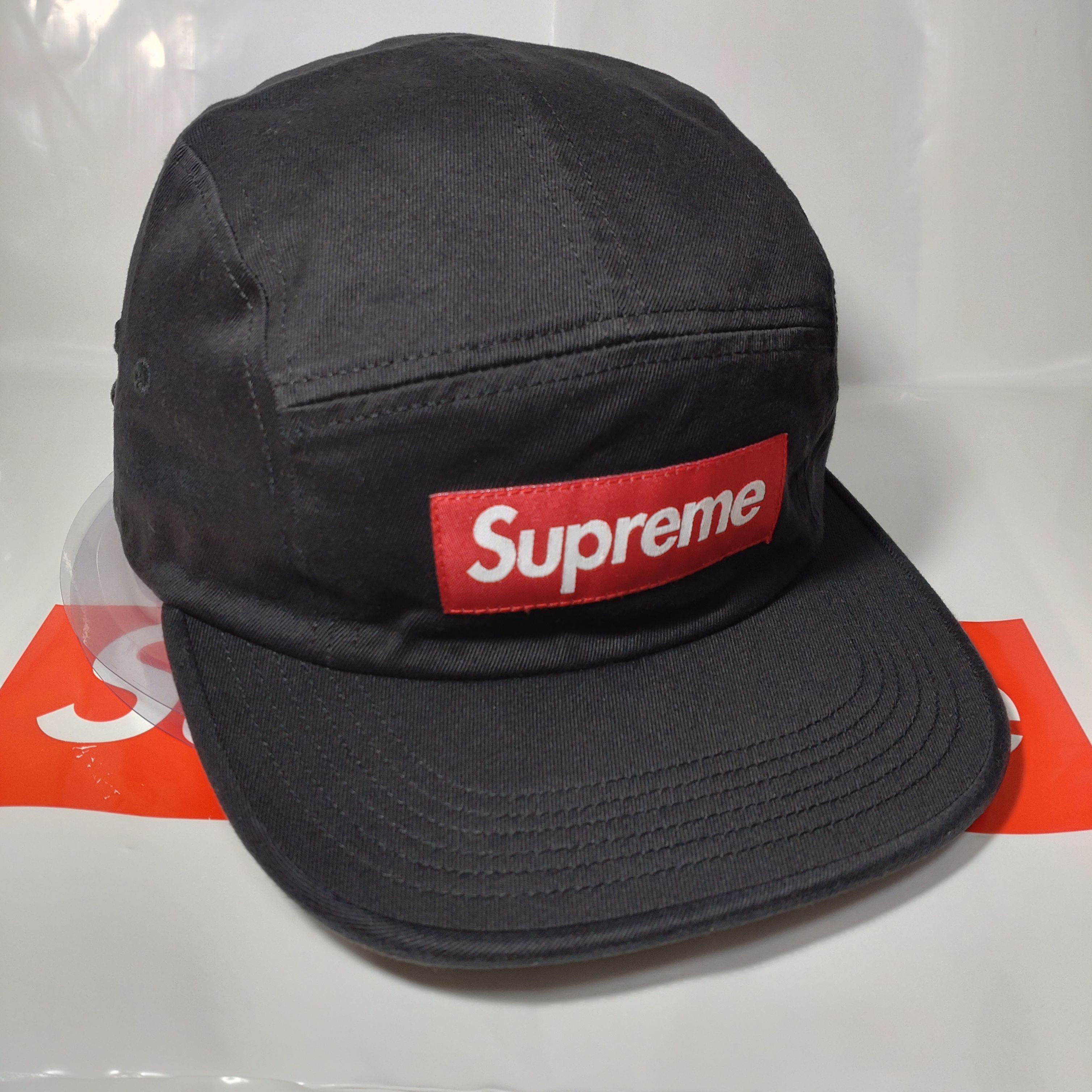 Supreme Washed Chino Twill Camp Cap