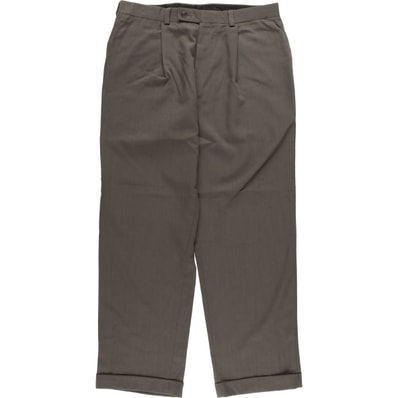 古着 00年代~ カルバンクライン Calvin klein ワンタック ウールパンツ スラックス カナダ製 メンズw34相当/eaa548897