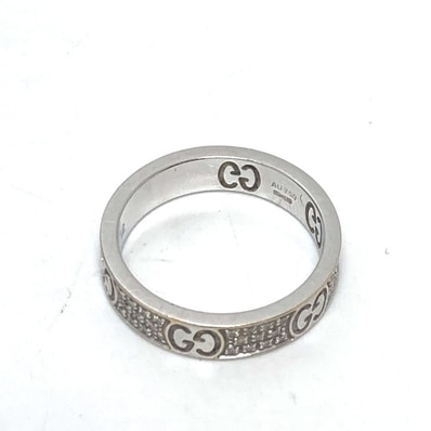 グッチ GUCCI ダイヤモンド アイコンスターダスト ダイヤ リング アクセサリー 小物 リング・指輪 K18WG シルバー