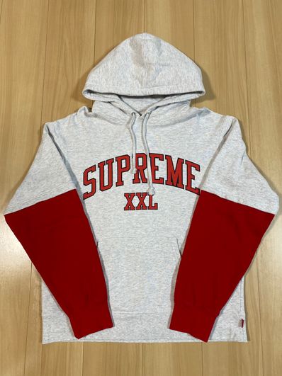 Supreme XXL Hooded Sweatshirt "Ash Grey"
