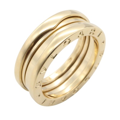 ブルガリ BVLGARI B-zero1 ビーゼロワン リング 3バンド リング・指輪 ジュエリー K18(イエローゴールド) メンズ レディース ゴールド系 【中古】