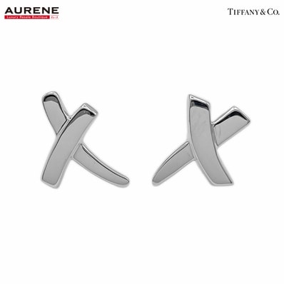 TIFFANY&Co. ティファニー ピアス パロマピカソ キス グラフィティ SV925 シルバー レディース 【中古】