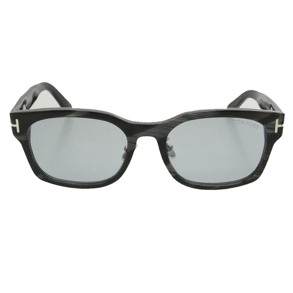 TOM FORD トムフォード TF1232-D 日本企画モデル フレンチ ウェリントン シェイプ カラー レンズ サングラス ブラック系 グレー系 55□19 145【美品】【中古】