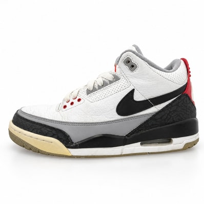 NIKE ナイキ AQ3835-160 Air Jordan 3 Retro Tinker Hatfield エアジョーダン3 レトロ ティンカー ハッドフィールド スニーカー ホワイト系 マルチカラー系 27cm【中古】