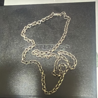 Chrome Hearts Paper Chain Necklace "Silver"