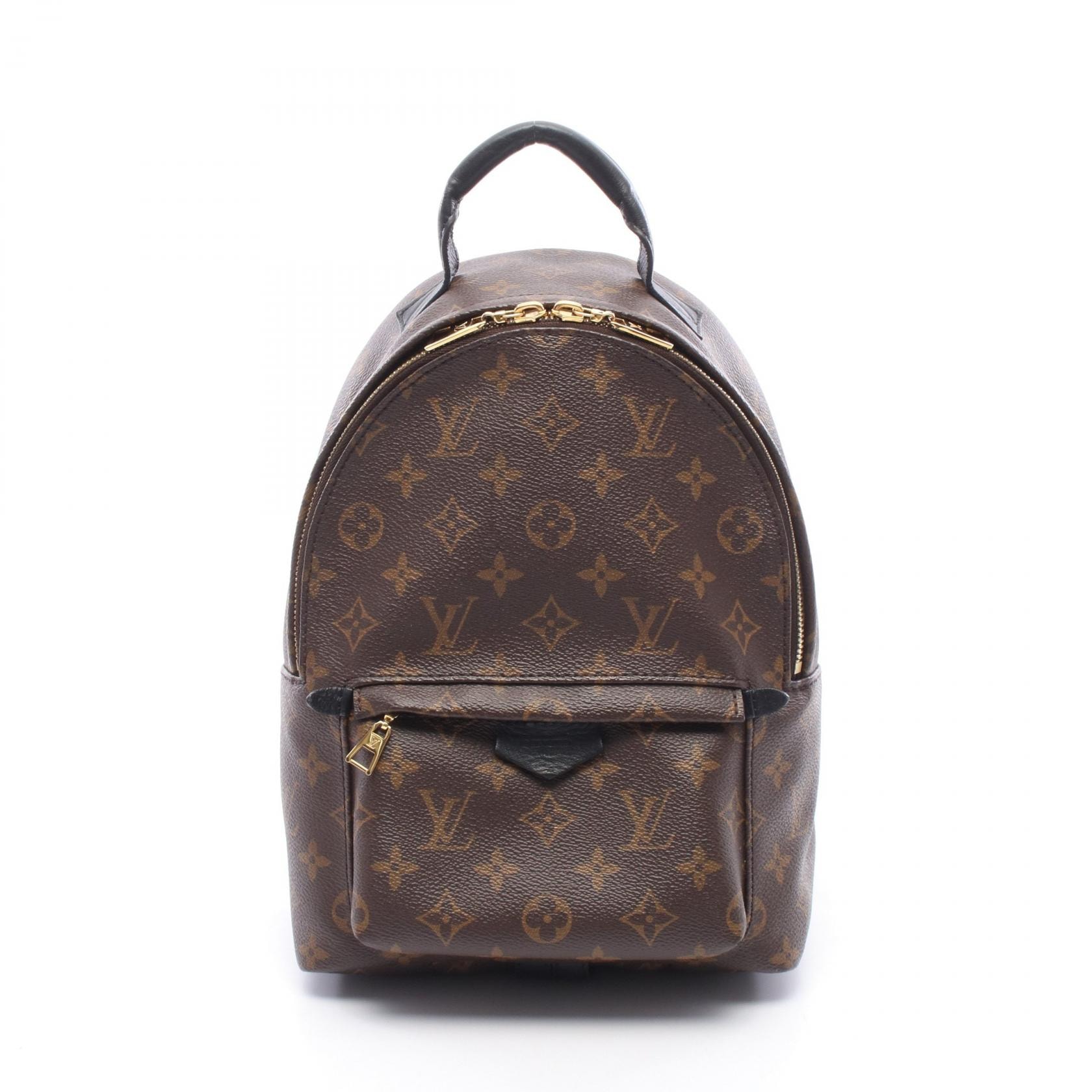 ルイ・ヴィトン LOUIS VUITTON パームスプリングス バックパックPM リュックサック バックパック バッグ PVCコーティングキャンバス レザー モノグラム レディース ブラウン系 / ブラック系 M44871 【中古】