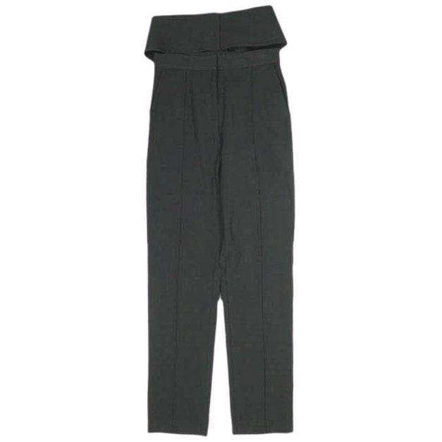 新品 CLANE クラネ 2WAY WIDE BELT TAPERED PANTS ワイドベルト テーパードパンツ 11110-7022 1 BLACK ボトムス g23083