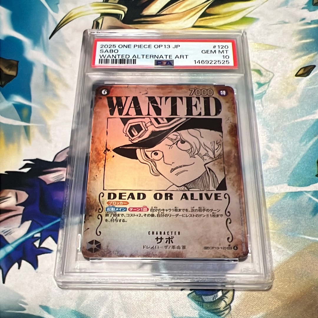 PSA10】サボ：手配書 SEC-SPC [OP13-120](ブースターパック「受け継が