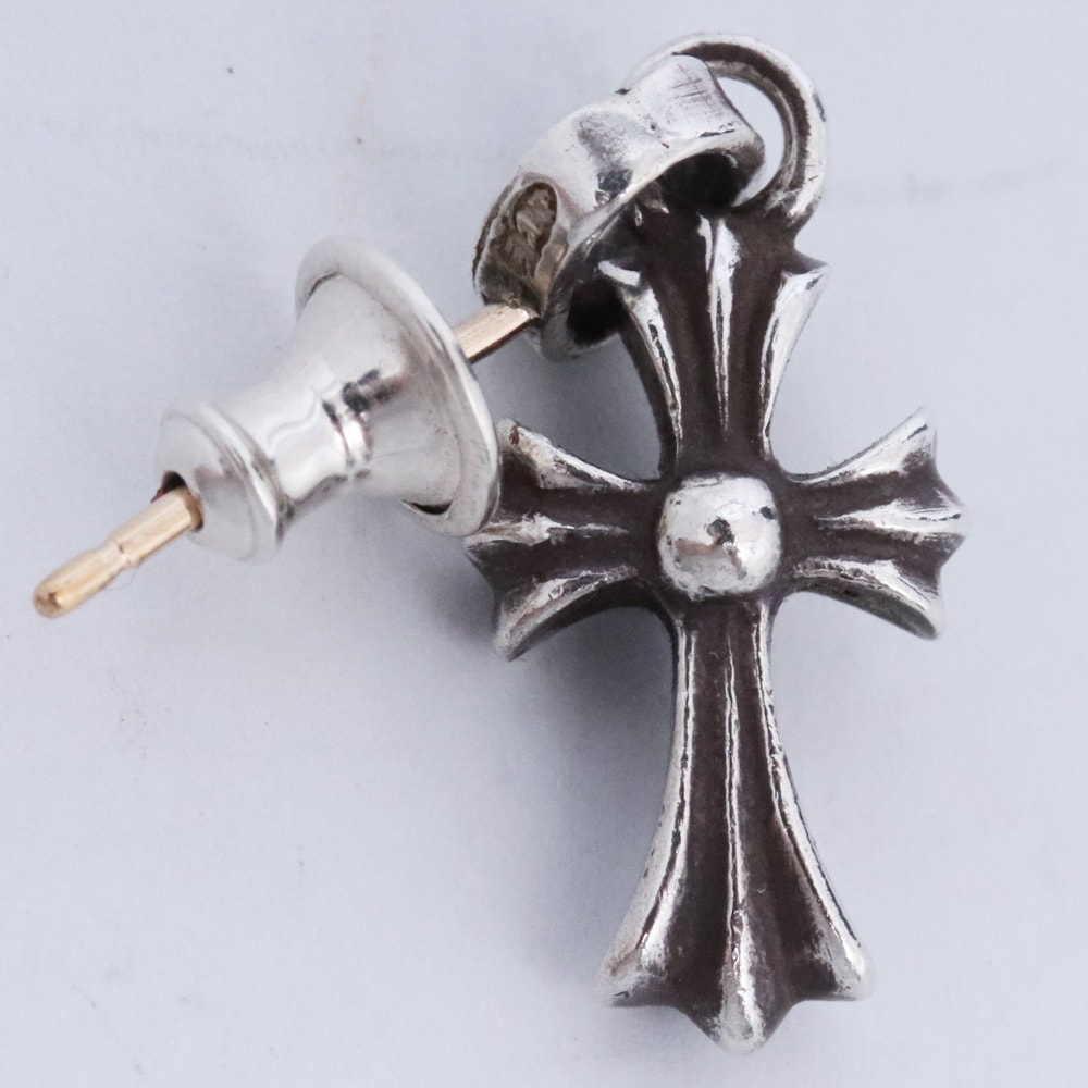 D (傷や汚れあり)】CHROME HEARTS CHクロス ベビーファット ドロップ