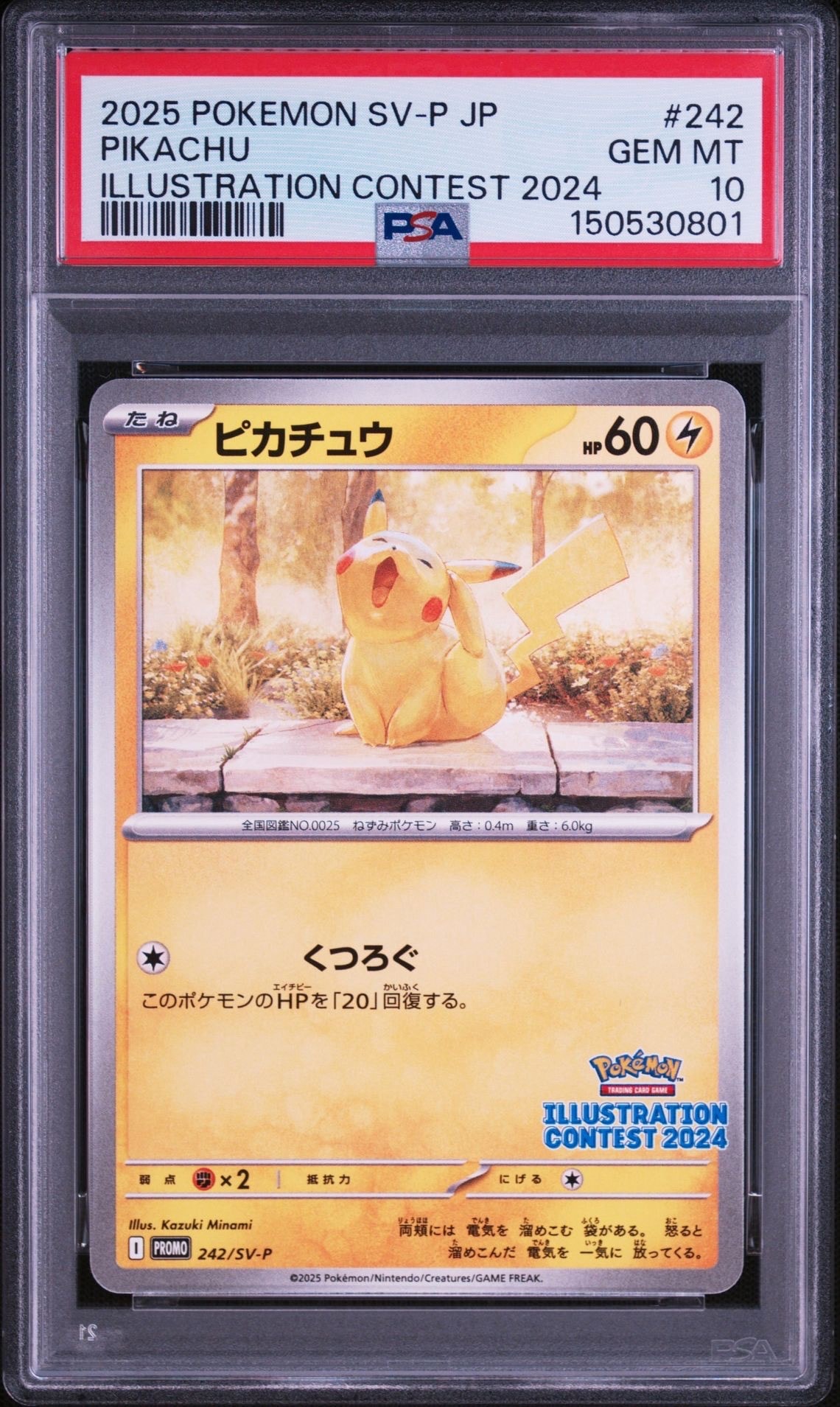 PSA10】ピカチュウ [SV-P 242](プロモカードパック