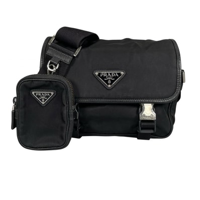 PRADA プラダ Re-Nylon 2VD034 ショルダーバッグ ナイロン ブラック レディース【中古】