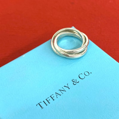 TIFFANY&Co. ティファニー トリニティ リング シルバー925 リング・指輪 13号 シルバー
40387