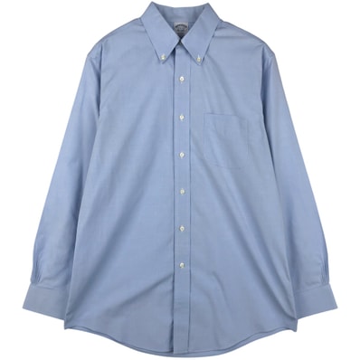 古着 ブルックスブラザーズ Brooks Brothers Est.1818 REGENT 長袖 ボタンダウンシャツ メンズM相当/eaa599050