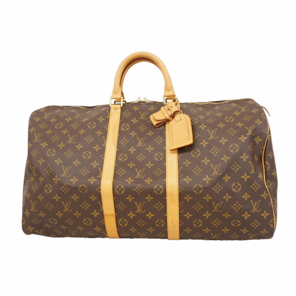 【6de5615】ルイヴィトン ボストンバッグ モノグラム キーポル55 M41424 ブラウン【中古】メンズ レディース ユニセックス