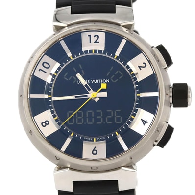 【ノーメンテナンス還元価格】ルイヴィトン タンブールインブラック Q118F SS クォーツ