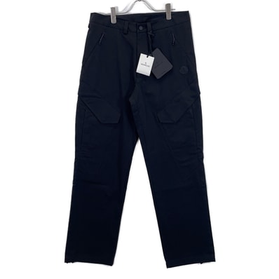 モンクレール ブラック 23年製 I20912A00010 カーゴ パンツ 48