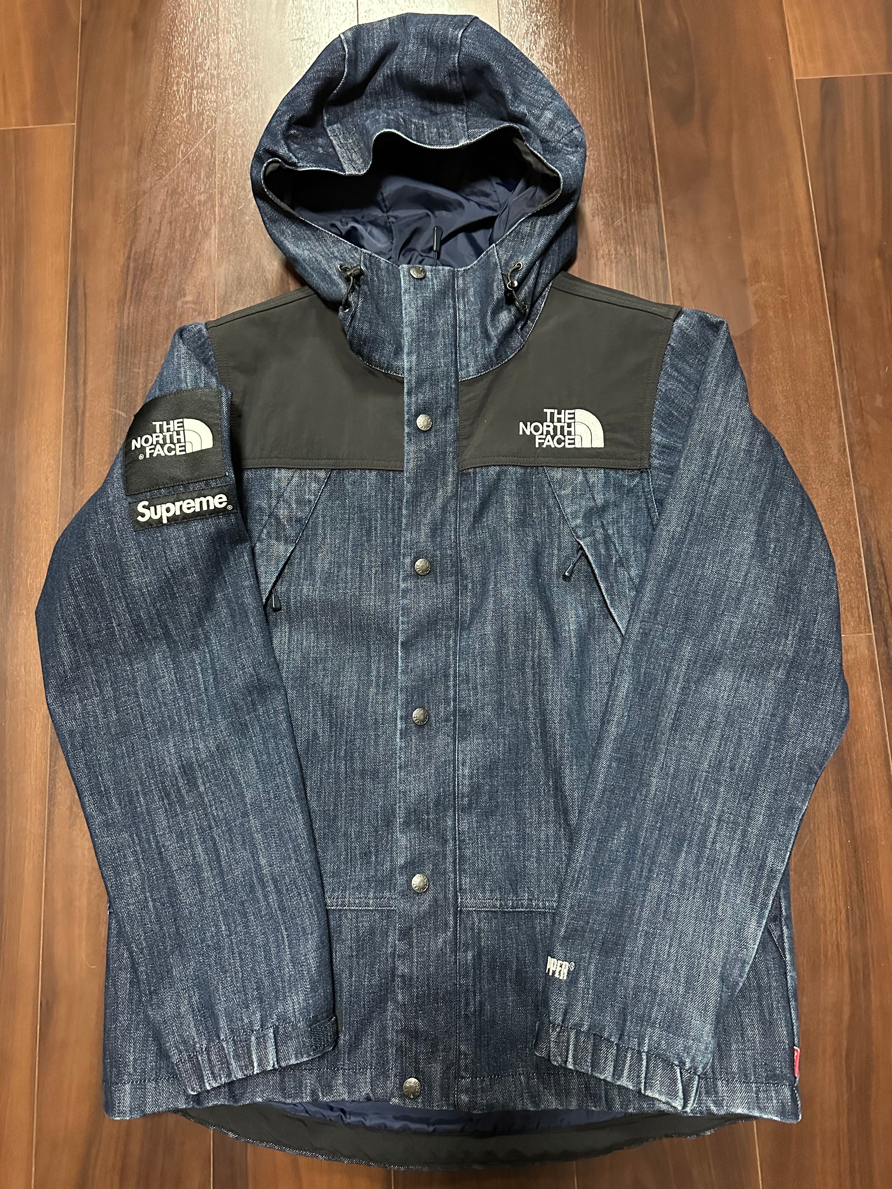 Supreme The North Face Denim Dot Shot Jacket "Denim"