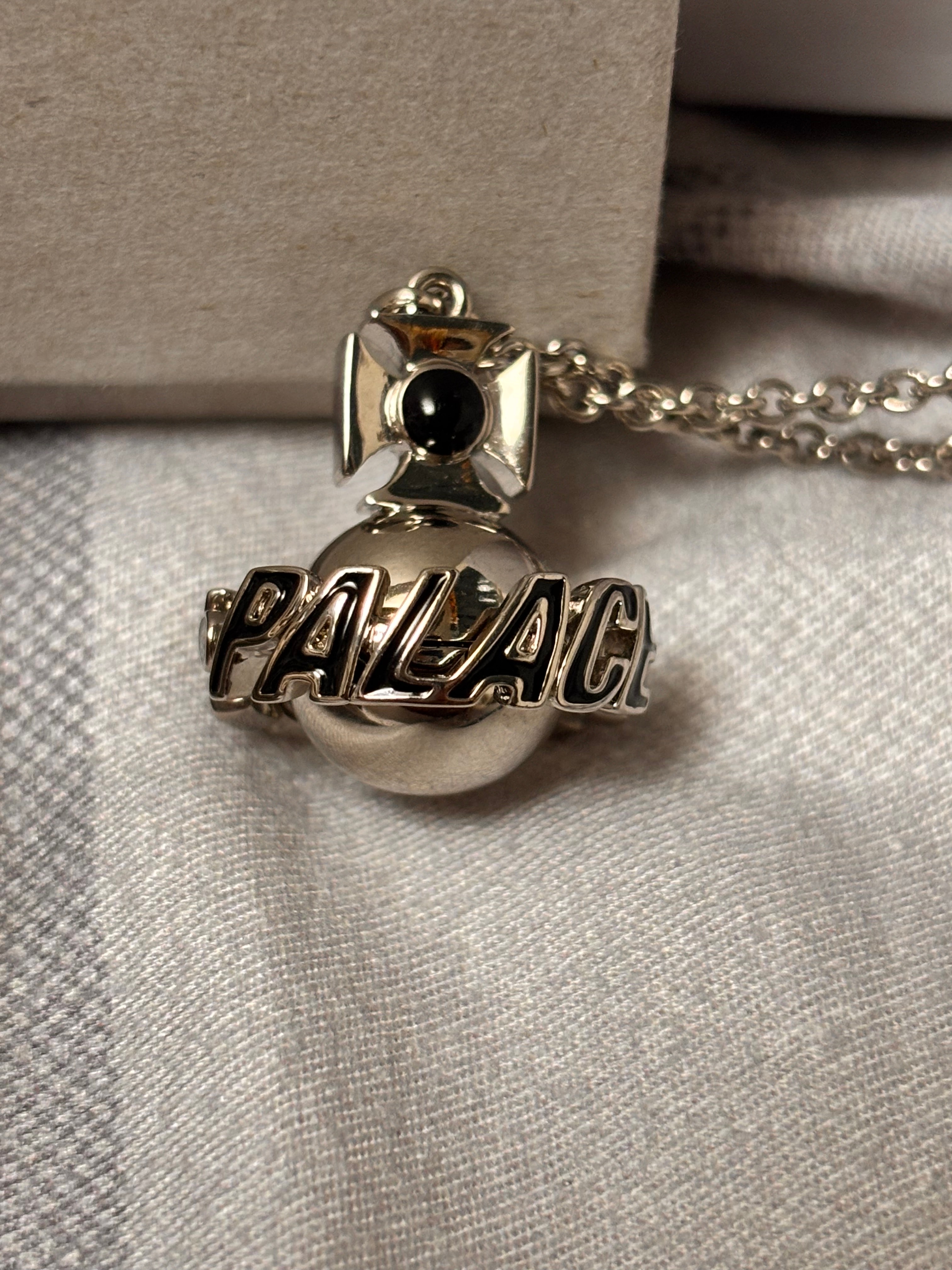 PALACE x HIM Tri Gram Pendant 