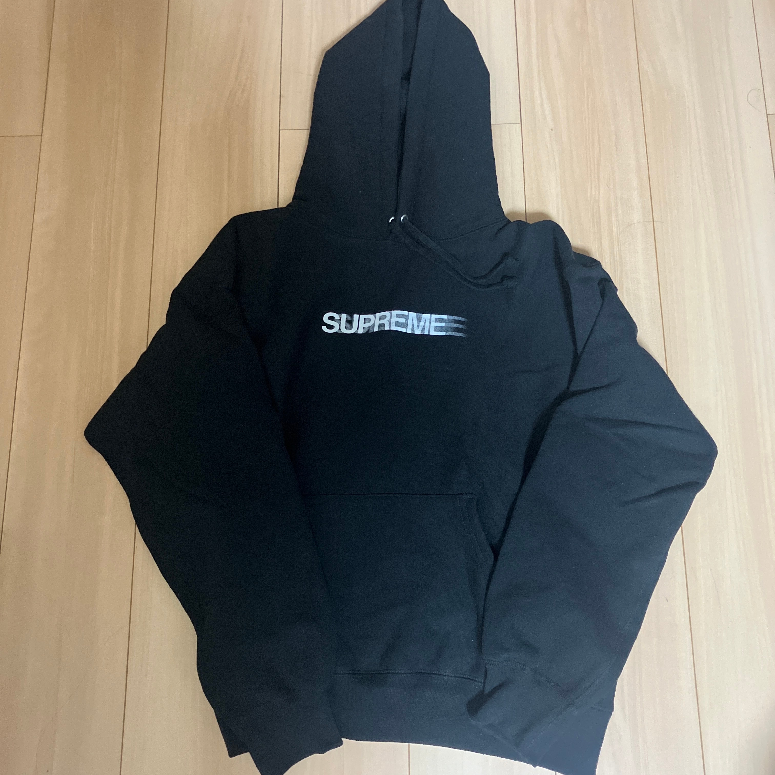 Supreme Motion Logo Hooded Sweatshirt "Black" (23SS)