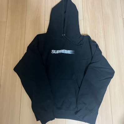 Supreme Motion Logo Hooded Sweatshirt "Black" (23SS)