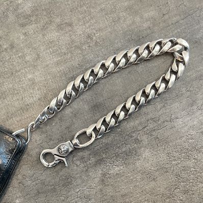 Chrome Hearts Classic Short S 1 Clip Wallet Chain "Silver"
