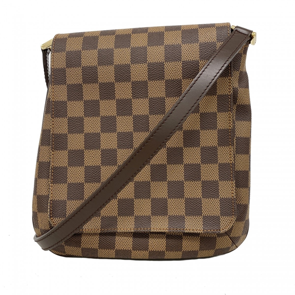 【6db2141-k】ルイヴィトン ショルダーバッグ ダミエ ミュゼットサルサロングストラップ N51300 エベヌ【中古】レディース