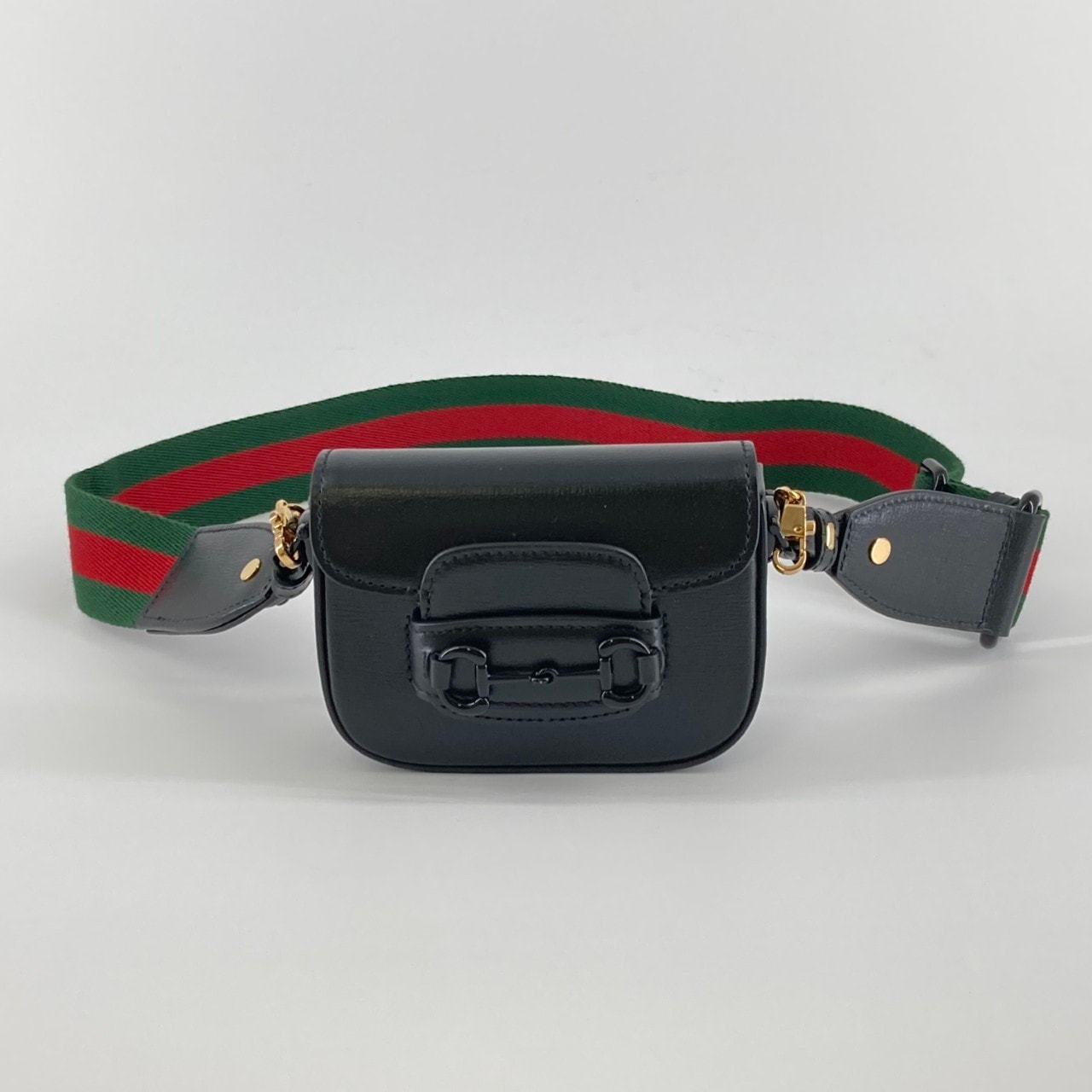 GUCCI(グッチ) ミニホースビット 1955 726863 ウエストバッグ ブラック