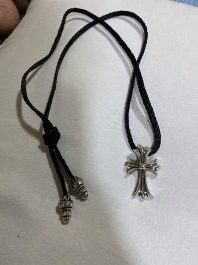 Chrome Hearts Small CH Cross Pendant "Silver"