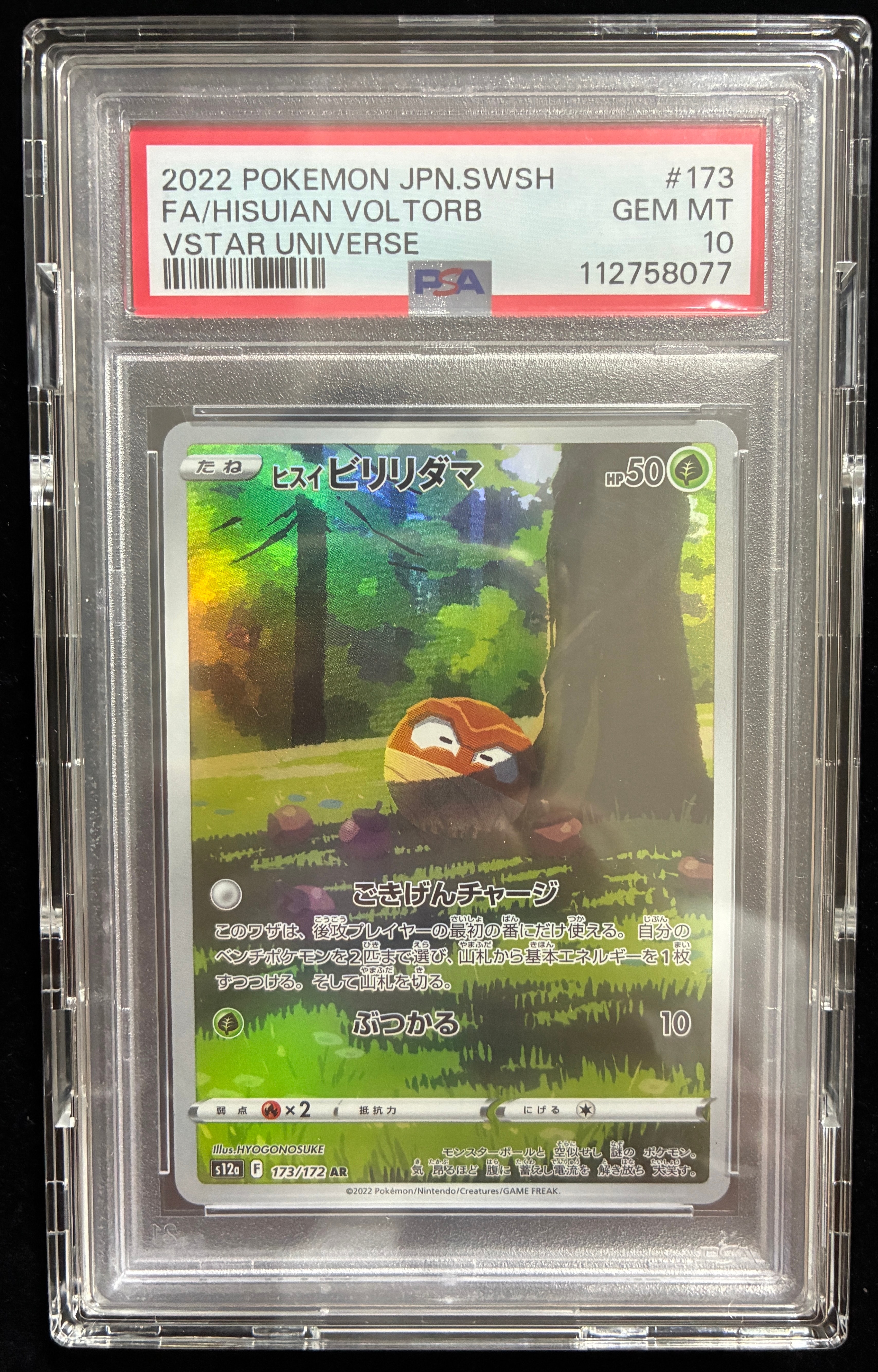 ヒスイビリリダマ AR[s12a 173/172](ハイクラスパック「VSTARユニバース」)