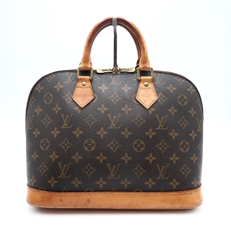 LOUIS VUITTON(ルイ・ヴィトン)アルマPM ヴィンテージ ハンドバッグ モノグラム ブラウン PVCキャンバス ヌメ革 レザー ゴールド金具 レディース M51130【中古】