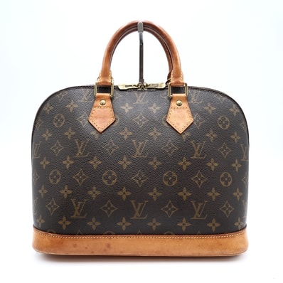 LOUIS VUITTON(ルイ・ヴィトン)アルマPM ヴィンテージ ハンドバッグ モノグラム ブラウン PVCキャンバス ヌメ革 レザー ゴールド金具 レディース M51130【中古】
