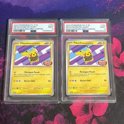 PSA10】バティックシャツを着たピカチュウ (ネイティオ柄) P [SV-P 154 PSA10】バティックシャツを着たピカチュウ (ネイティオ柄) P [SV-P 154