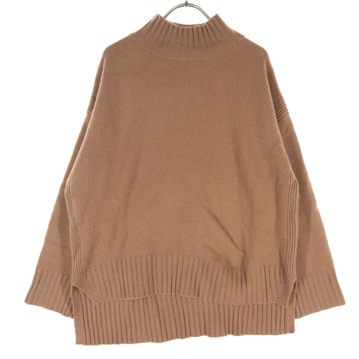 美品 JOURNAL STANDARD ジャーナルスタンダード カシミヤ混 長袖 ハイネック ニット ブラウン