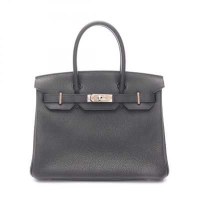 エルメス HERMES バーキン30 ハンドバッグ バッグ レザー トゴ X刻印(2016年製造) レディース ブラック系 【中古】
