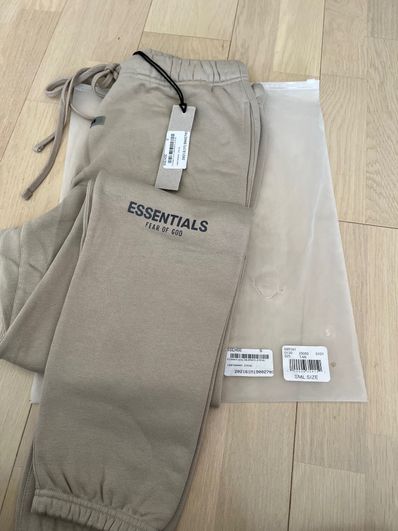 FEAR OF GOD ESSENTIALS Sweatpants (SS20) "Tan/String"