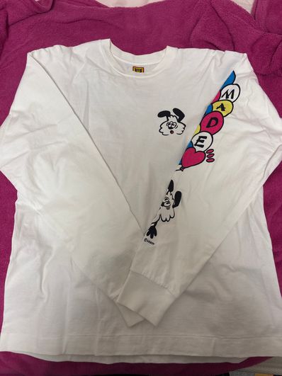 HUMAN MADE VICK LONG SLEEVE T-SHIRT "White"