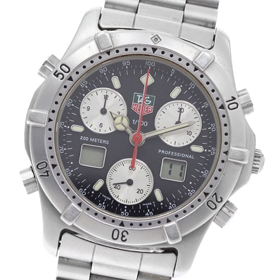 タグホイヤー 2000シリーズ クロノグラフ CE1114 メンズ 【中古】