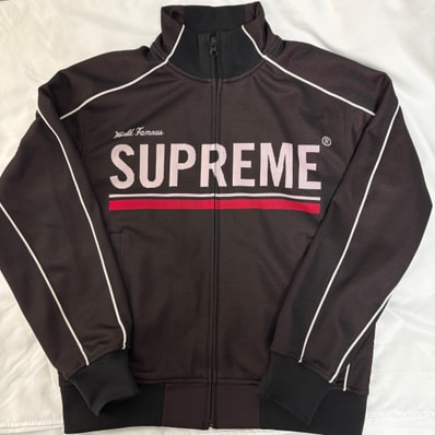 Supreme World Famous Jacquard Track Jacket "Black"