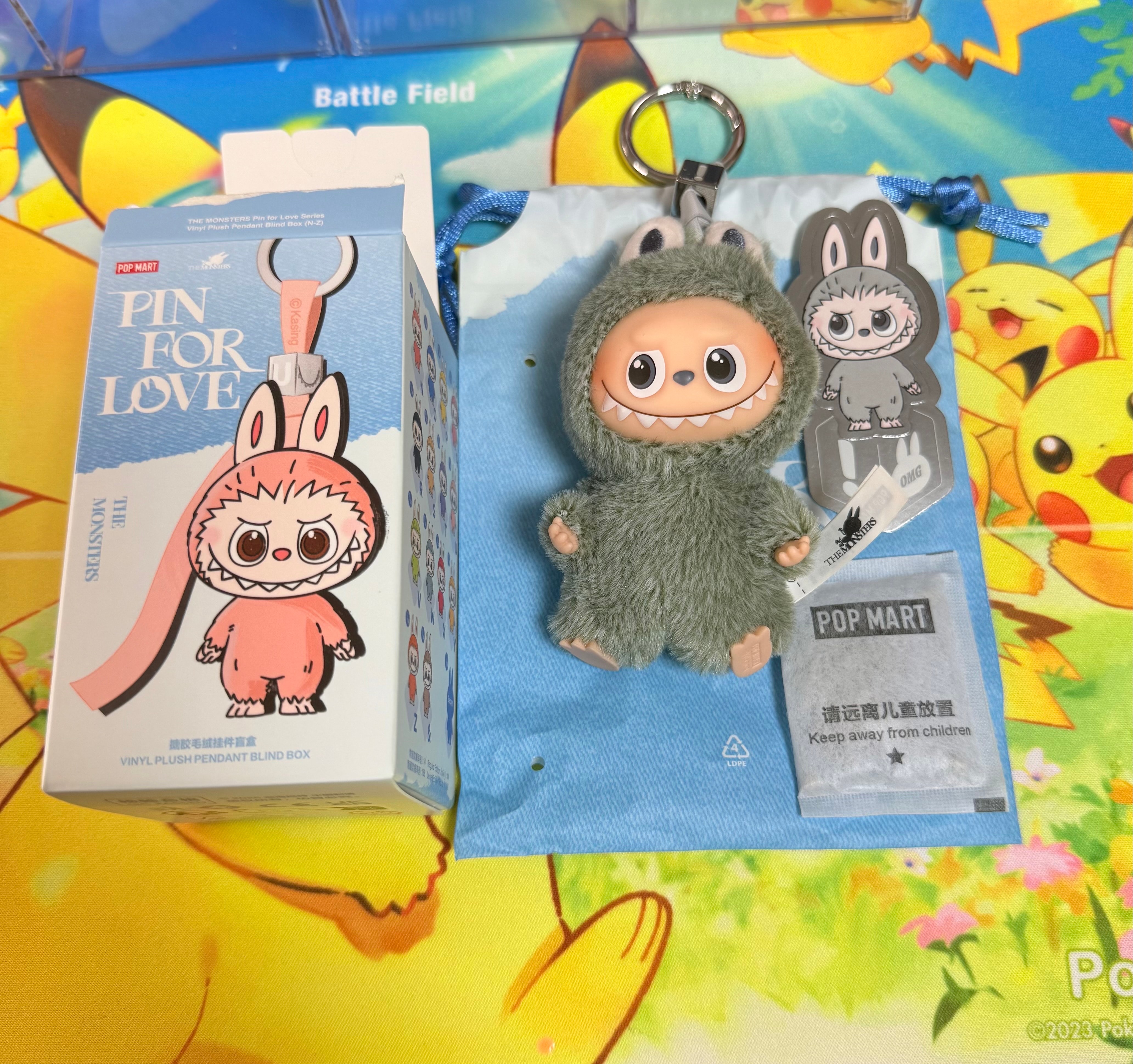 POP MART THE MONSTERS (LABUBU) Pin for Love Series-Vinyl Plush Pendant (N-Z) ! (Secret)