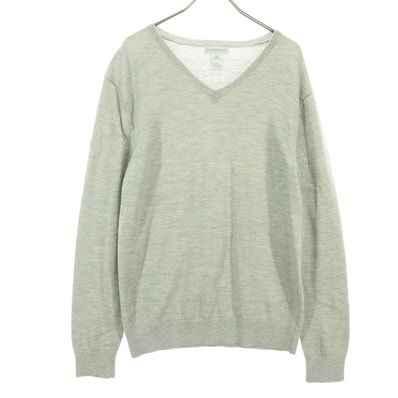 GAP ギャップ 長袖 Vネック セーター M グレー