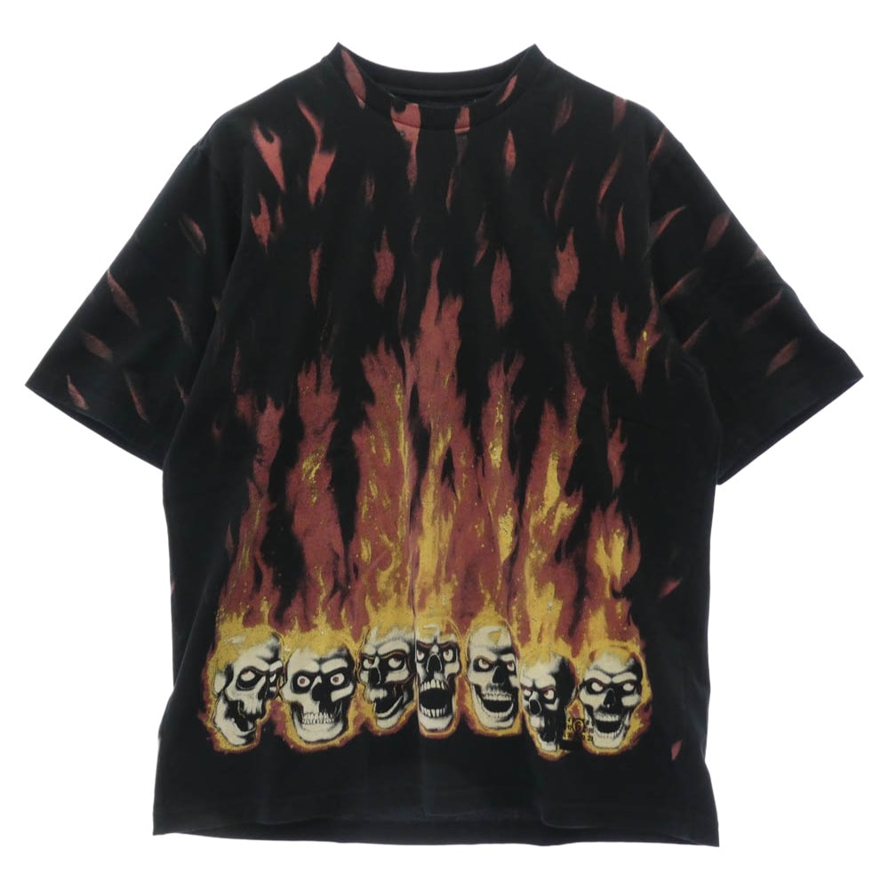 Supreme シュプリーム Tシャツ 24SS Liquid Blue Oversized Tee リキッドブルー オーバーサイズ 半袖 Tシャツ ブラック系 マルチカラー系 S【極上美品】【中古】