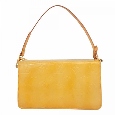 ★SALE【6ce6086-k】ルイヴィトン ポーチ ヴェルニ レキシントン M91010 ベージュ【中古】レディース